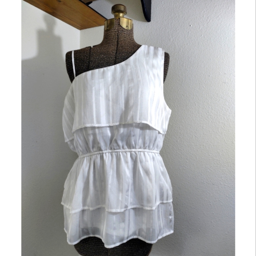 Studio Y Women's One Shoulder Blouse